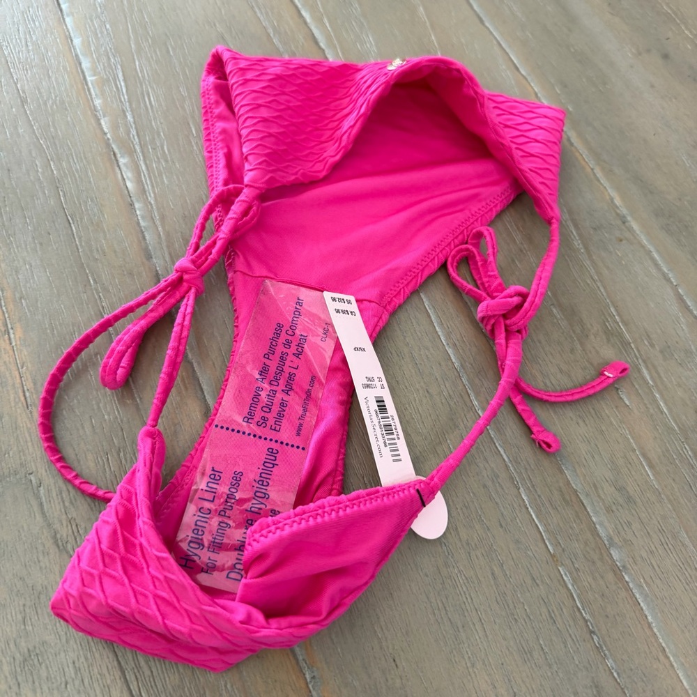 Victoria Secret String bikini bottom textured  cheeky bottom only - Picture 5 of 11
